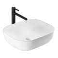 REA-U6521 - Επιτραπέζιος νιπτήρας BELINDA SLIM 33x46,5 cm κεραμικός/γυαλιστερό λευκό