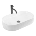 REA-U6526 - Επιτραπέζιος νιπτήρας VANDA 34x60 cm κεραμικό/γυαλιστερό λευκό