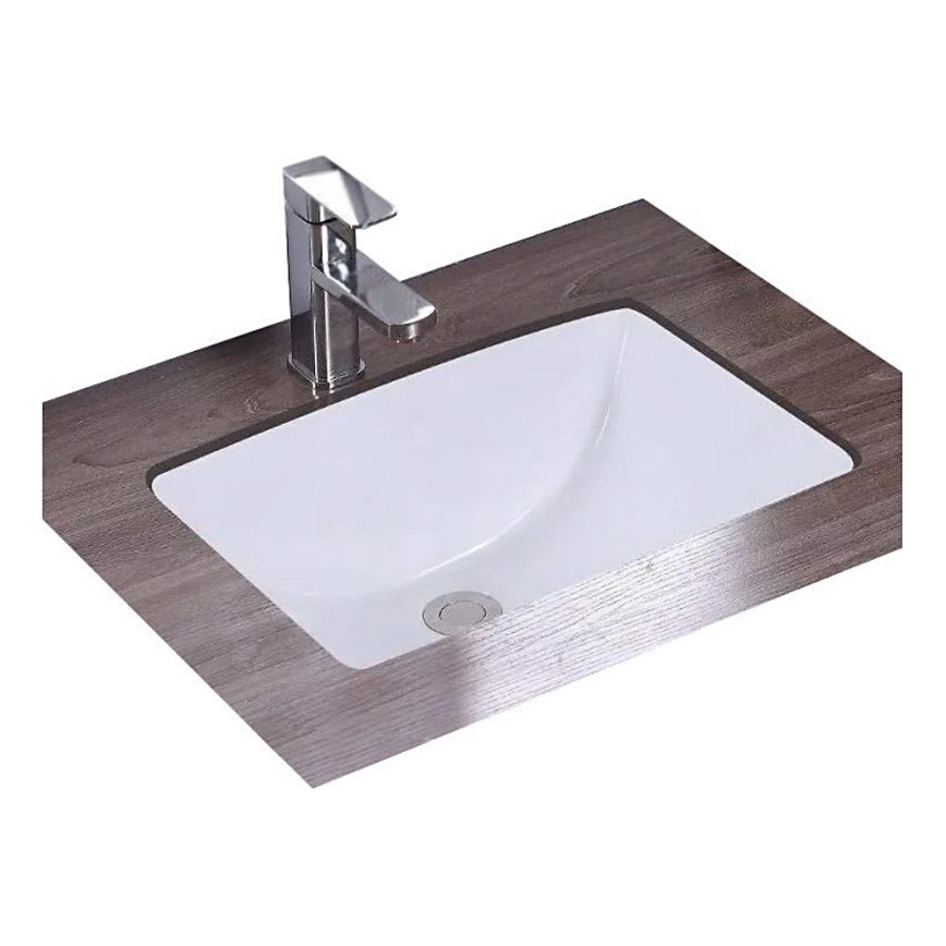 REA-U6653 - Νιπτήρας εντοιχισμού ADELA 33x46 cm, κεραμικός/γυαλιστερό λευκό