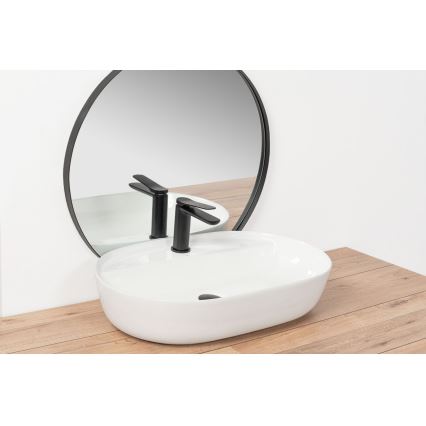 REA-U7900 - Νιπτήρας για πάγκο AURA 40,5x60,5 cm κεραμικός/γυαλιστερό λευκό