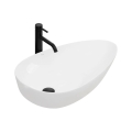 REA-U8537 - Νιπτήρας επιτραπέζιος GRETA 40x65,5 cm κεραμικός/γυαλιστερό λευκό