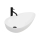 REA-U8537 - Νιπτήρας επιτραπέζιος GRETA 40x65,5 cm κεραμικός/γυαλιστερό λευκό