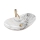 REA-U8596 - Επιτραπέζιος νιπτήρας ROYAL 36x62,5 cm κεραμικός/λευκός/γκρι/εφέ πέτρας