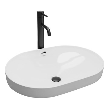 REA-U8700 - Επιτραπέζιος νιπτήρας ARLETA 42x61,5 cm κεραμικός/γυαλιστερό λευκό