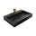 REA-U8802 - Επιτραπέζιος νιπτήρας GOYA 46x70 cm, σύνθετη πέτρα/ματ μαύρο