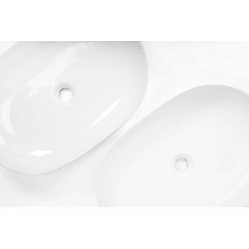 REA-U9653 - Επιτραπέζιος νιπτήρας CLEO 41x60,5 cm κεραμικός/ματ λευκός