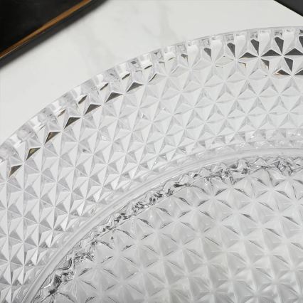 REA-U9670 - Επιτραπέζιος νιπτήρας CRISTAL διάμ. 35,5 εκ. γυαλί/διάφανο