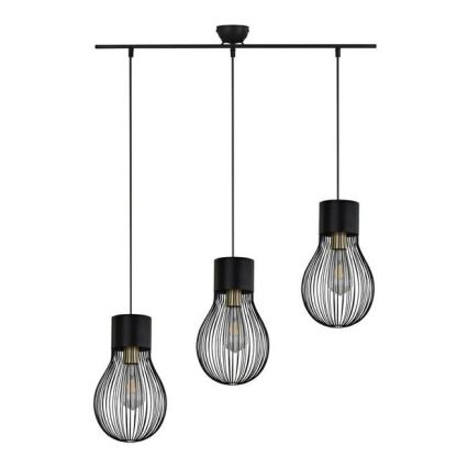 Reality - Κρεμαστό φωτιστικό οροφής ράγα DAVE 3xE27/40W/230V