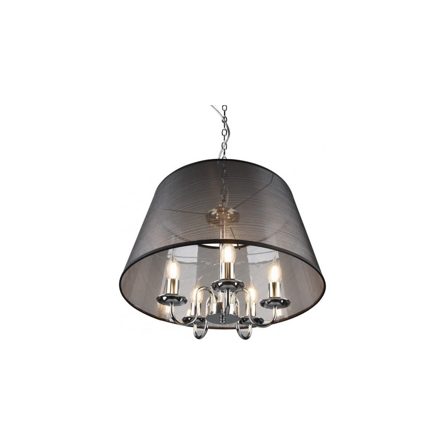 Reality - LED πολυέλαιος σε αλυσίδα CIMA 5xE14/40W/230V μαύρο