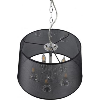 Reality - LED Κρεμαστό φωτιστικό οροφής CIMA 5xE14/40W/230V μαύρο