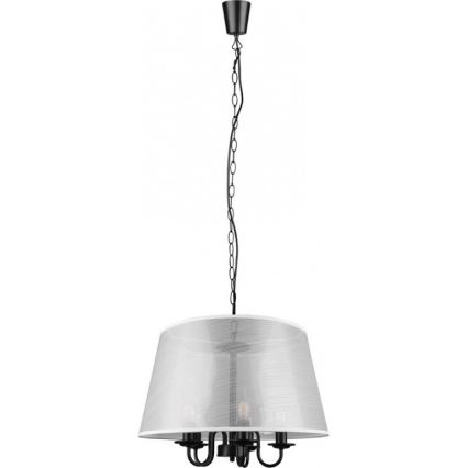 Φωτιστικό οροφής LED με αλυσίδα CIMA 5xE14/40W/230V γκρι