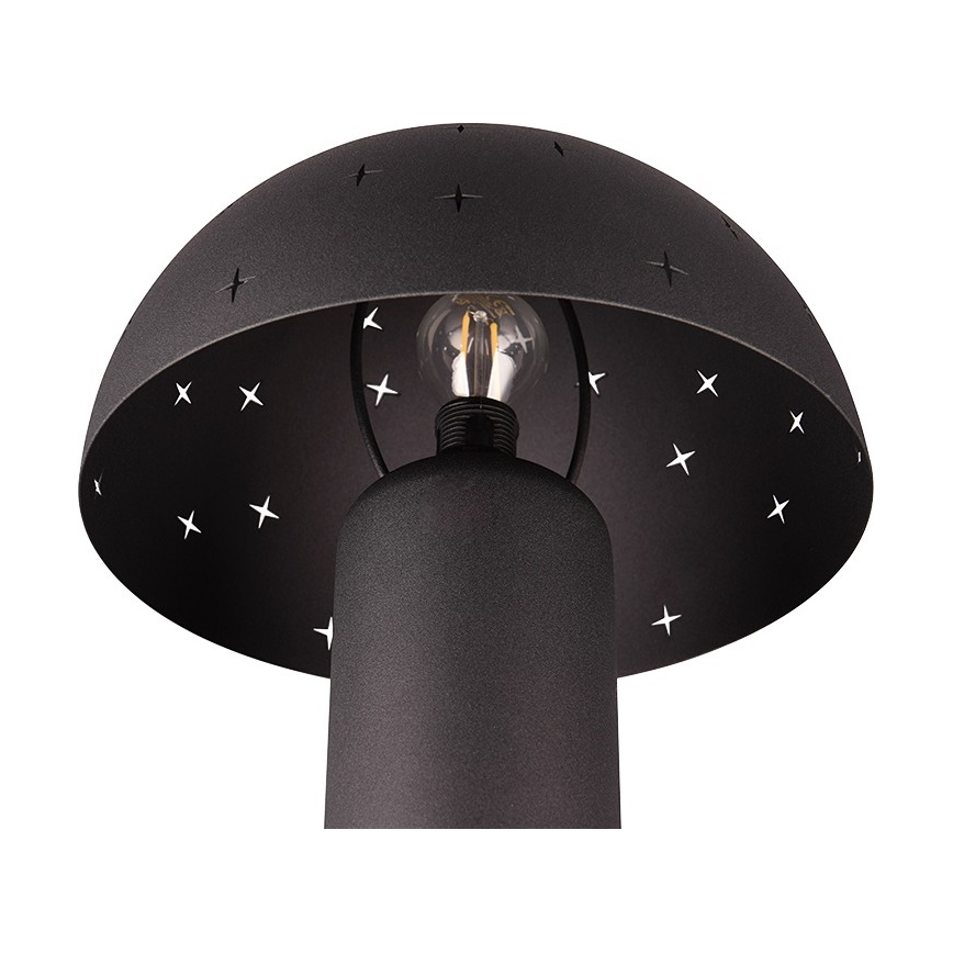 Reality - Επιτραπέζιο φωτιστικό SETA 1xE14/28W/230V μαύρο