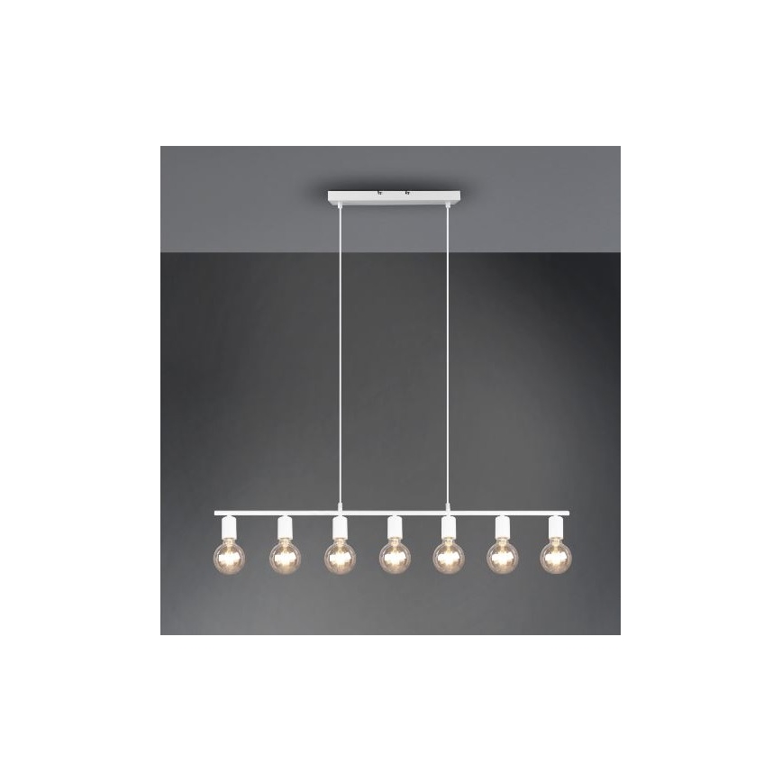 Reality - Κρεμαστό φωτιστικό οροφής ράγα VANNES 7xE27/40W/230V