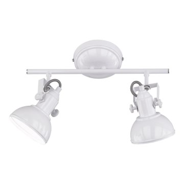 Reality - Φωτιστικό σποτ GINA 2xE14/40W/230V λευκό
