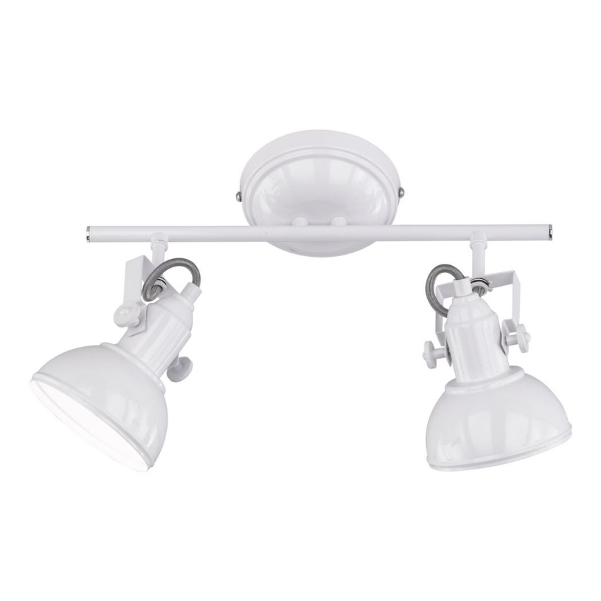 Reality - Φωτιστικό σποτ GINA 2xE14/40W/230V λευκό