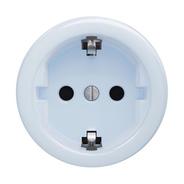 Reblig - Ρετρό οικιακή πρίζα SCHUKO χωρίς πλαίσιο 230V/16A μπλε