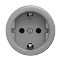 Reblig - Ρετρό οικιακή πρίζα χωρίς πλαίσιο SCHUKO 230V/16A γκρι