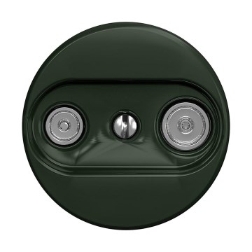 Reblig - Ρετρό υποδοχή TV+R (διερχόμενη) χωρίς πλαίσιο, πράσινη