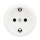 Reblig - Retro πρίζα τοίχου SCHUKO χωρίς πλαίσιο 230V/16A χιονόλευκη
