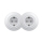 Reblig - Διπλή ρετρό οικιακή πρίζα με πλαίσιο SCHUKO 230V, χιονόλευκη
