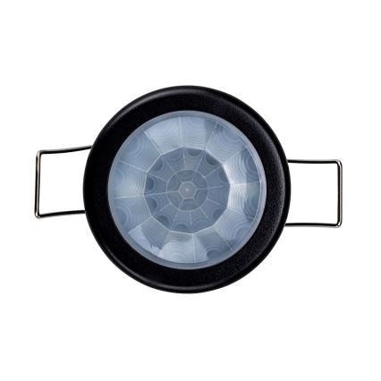 Recessed motion αισθητήρας PIR 360° 400W/230V μαύρο