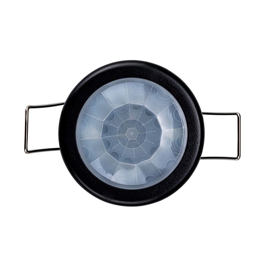 Recessed motion αισθητήρας PIR 360° 400W/230V μαύρο
