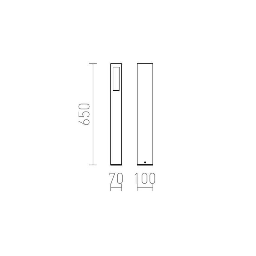 RED - Design Rendl - R10441 - Λάμπα εξωτερικού χώρου TREEZA 1xE27/26W/230V IP54