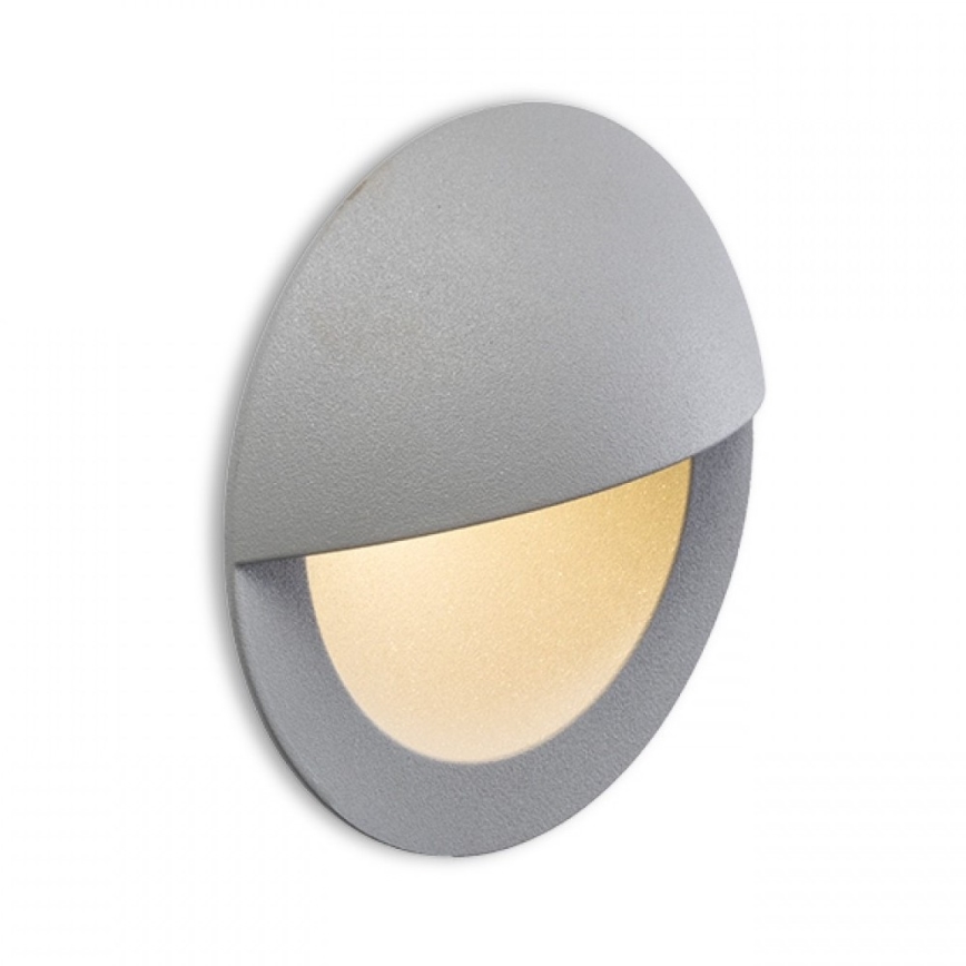 RED - Design Rendl - R10558 - LED Εξωτερικό εντοιχισμένο φωτιστικό ASTERIA LED/3W/230V IP54