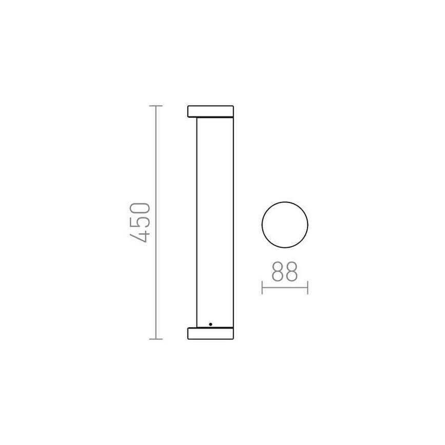 RED - Design Rendl - R11171 - LED Λάμπα εξωτερικού χώρου SONET LED/7W/230V IP54 ανθρακί