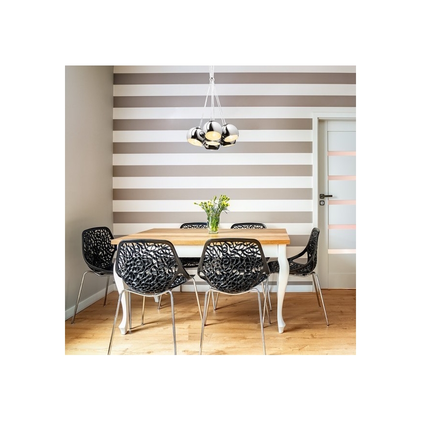 RED - Design Rendl - R11761 - Πολύφωτο κρεμαστό ASTROMET 7xE27/42W/230V