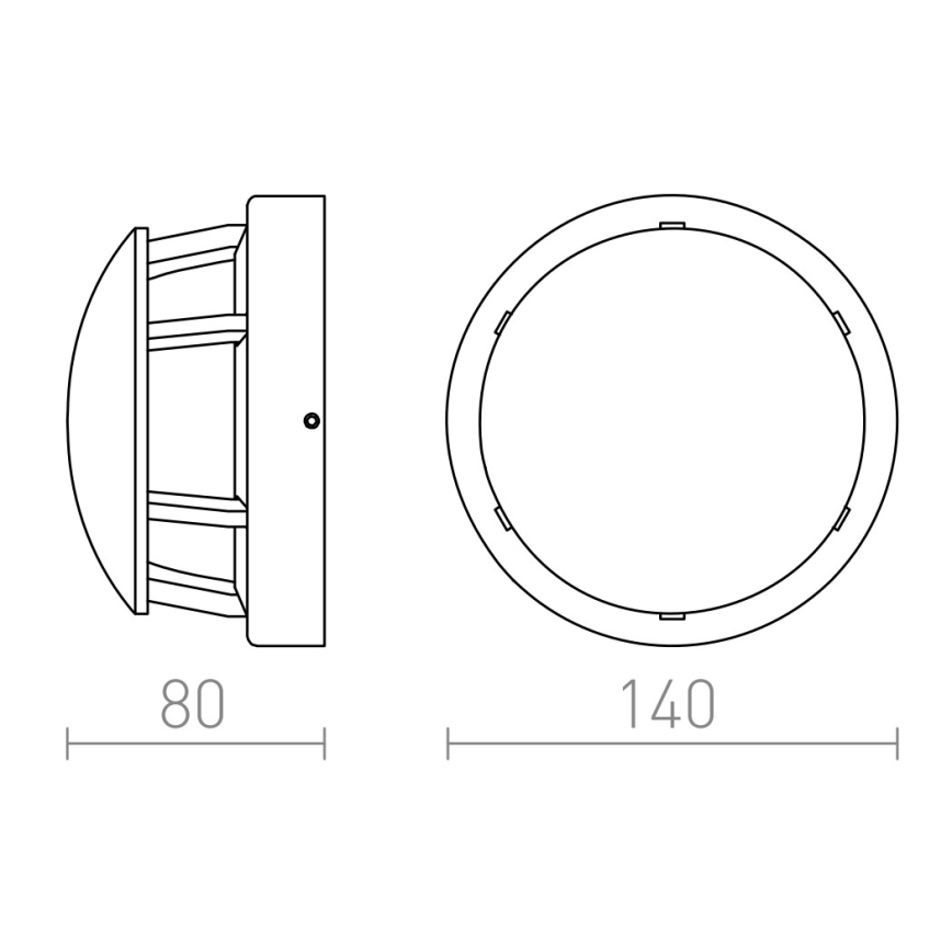 RED - Design Rendl - R11963 - Λάμπα LED εξωτερικού χώρου FAROS LED/3W/230V IP54
