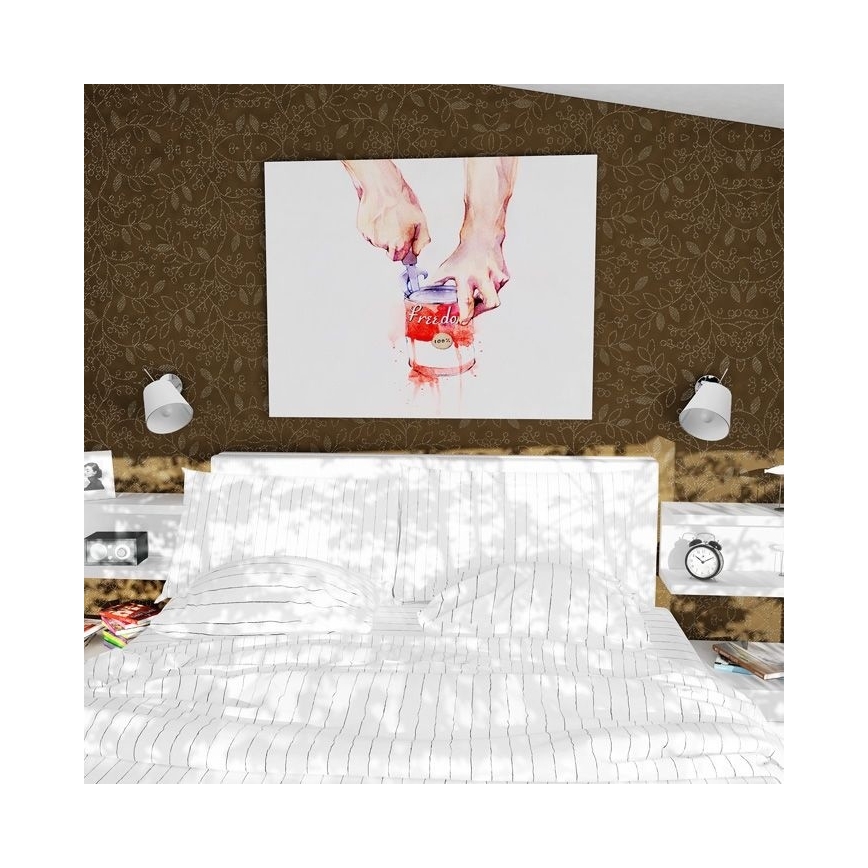 RED - Design Rendl - R11976 - Επιτοίχια μικρή λάμπα 1xE27/42W/230V