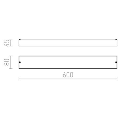 RED - Design Rendl - R11993 - LED Επιτοίχιο φωτιστικό μπάνιου MARINA LED/9W/230V IP44