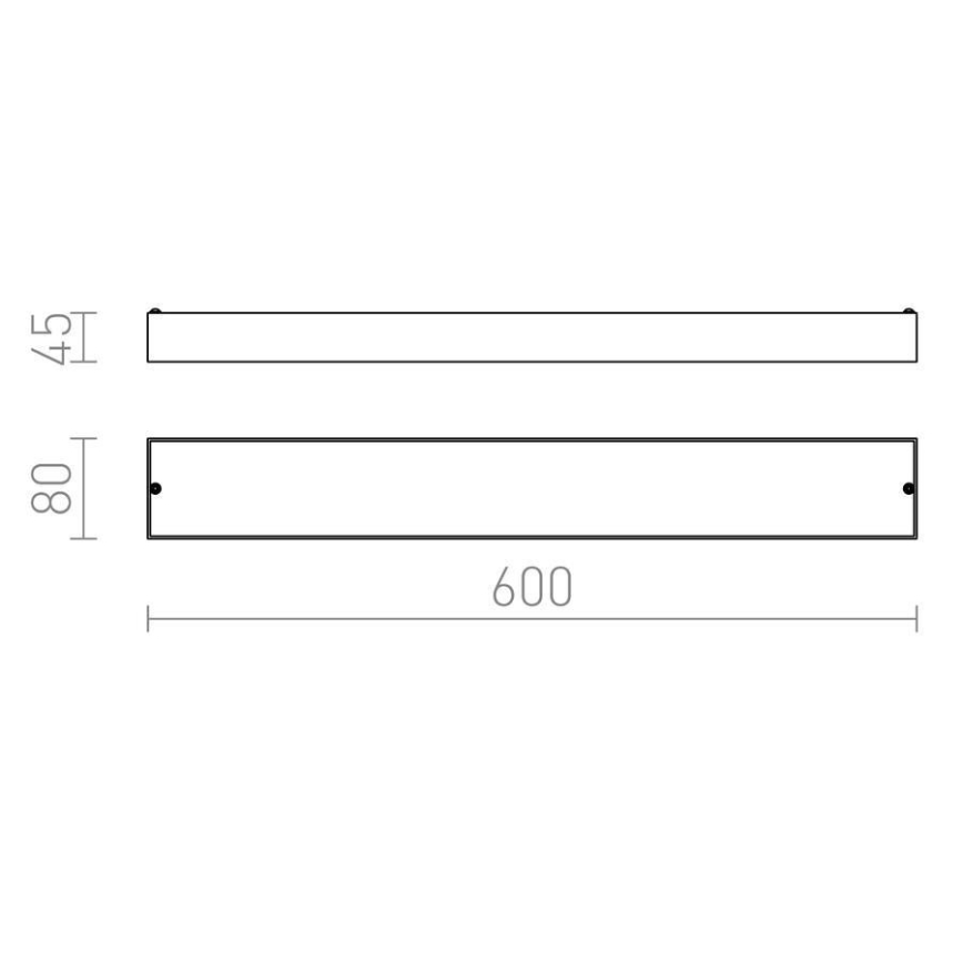 RED - Design Rendl - R11993 - LED Επιτοίχιο φωτιστικό μπάνιου MARINA LED/9W/230V IP44