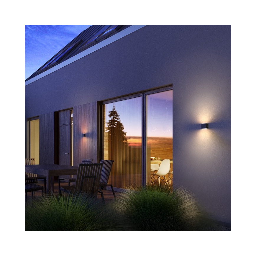 RED - Design Rendl - R12012 - LED φωτιστικό τοίχου εξωτερικού χώρου CHOIX 2xLED/3W/230V IP54