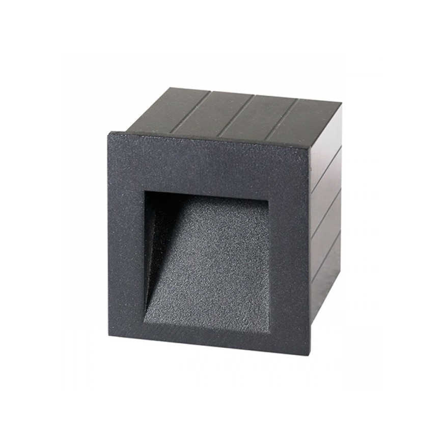 RED - Design Rendl - R12015 - Εντοιχιζόμενο φωτιστικό LED εξωτερικού χώρου TESS LED/3W/230V IP54 ανθρακί