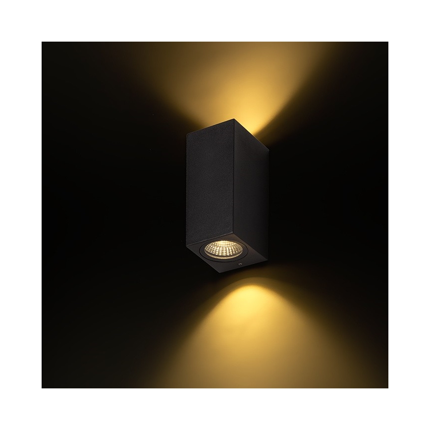 RED - Design Rendl - R12028 - LED Εξωτερικό φωτιστικό τοίχου KUBI 2xLED/3W/230V IP54
