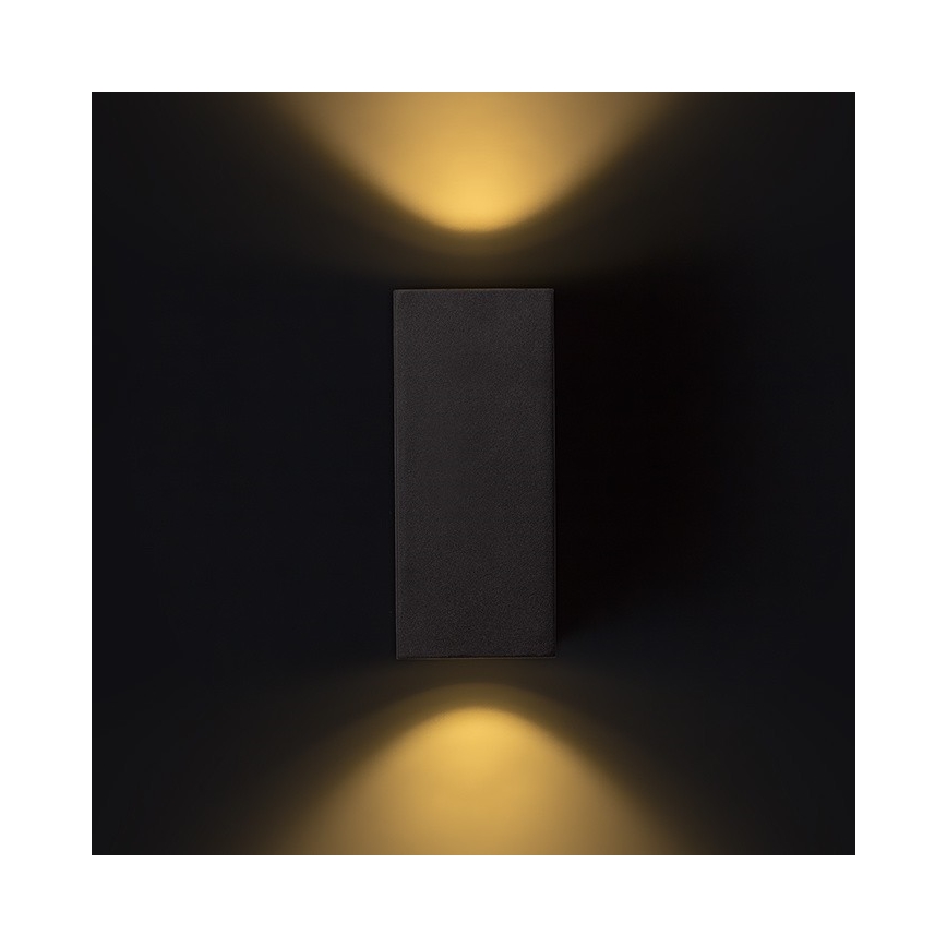 RED - Design Rendl - R12028 - LED Εξωτερικό φωτιστικό τοίχου KUBI 2xLED/3W/230V IP54