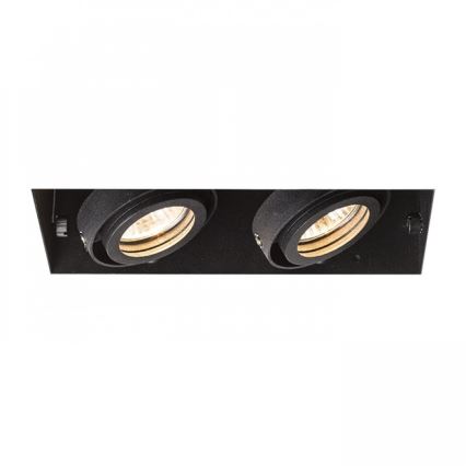 RED - Design Rendl - R12053 - Χωνευτό φωτιστικό ELECTRA 2xGU10/50W/230V