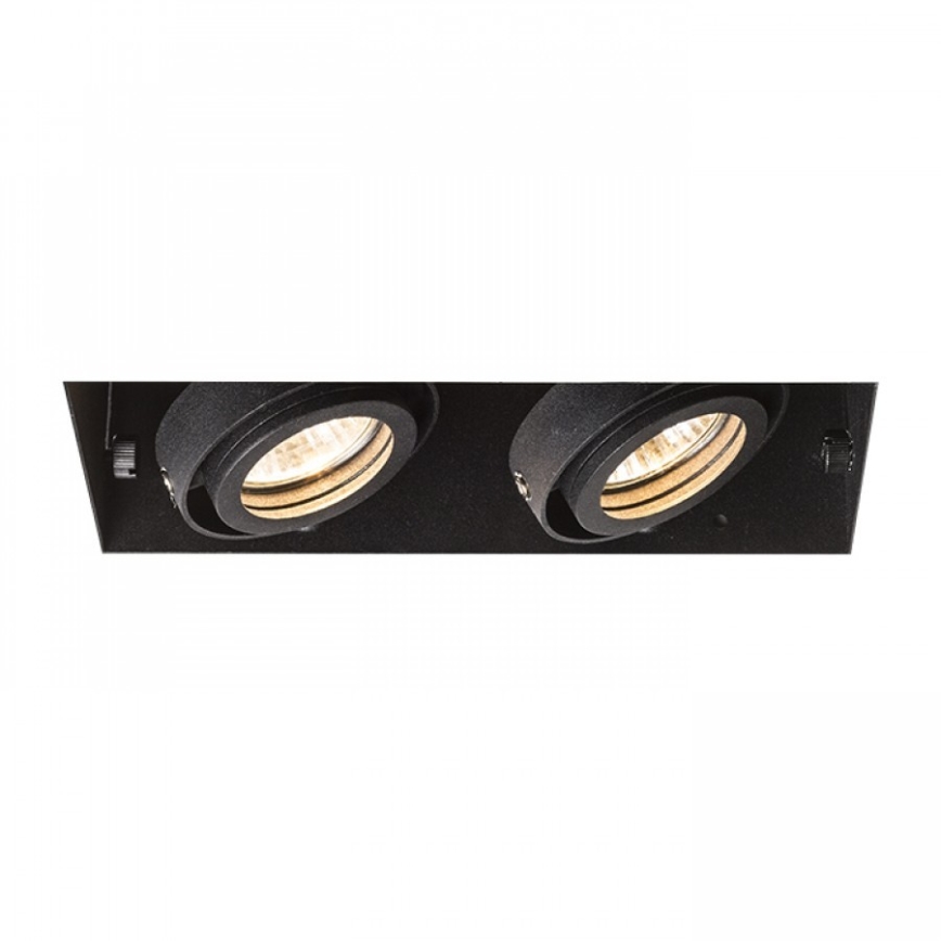 RED - Design Rendl - R12053 - Χωνευτό φωτιστικό ELECTRA 2xGU10/50W/230V