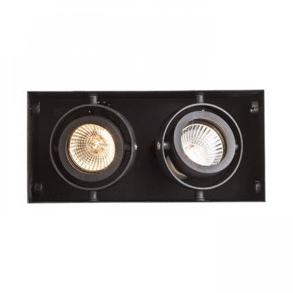 RED - Design Rendl - R12053 - Χωνευτό φωτιστικό ELECTRA 2xGU10/50W/230V