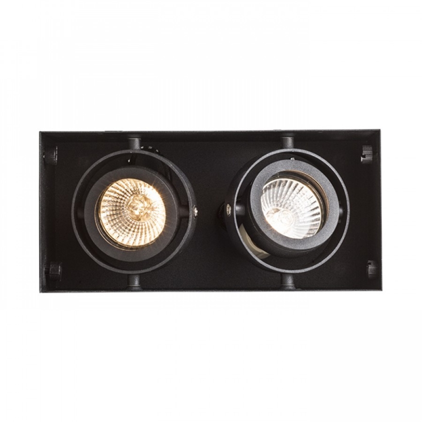 RED - Design Rendl - R12053 - Χωνευτό φωτιστικό ELECTRA 2xGU10/50W/230V