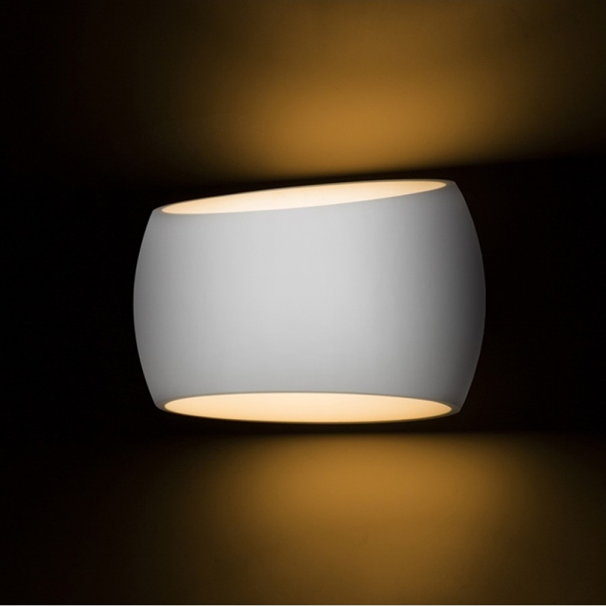 RED - Design Rendl - R12365 - Φωτιστικό τοίχου VERITA 1xE27/33W/230V λευκό