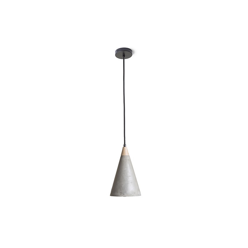 RED - Design Rendl - R12380 - Πολύφωτο κρεμαστό HEIDI 1xE27/28W/230V μπετόν/ξύλο