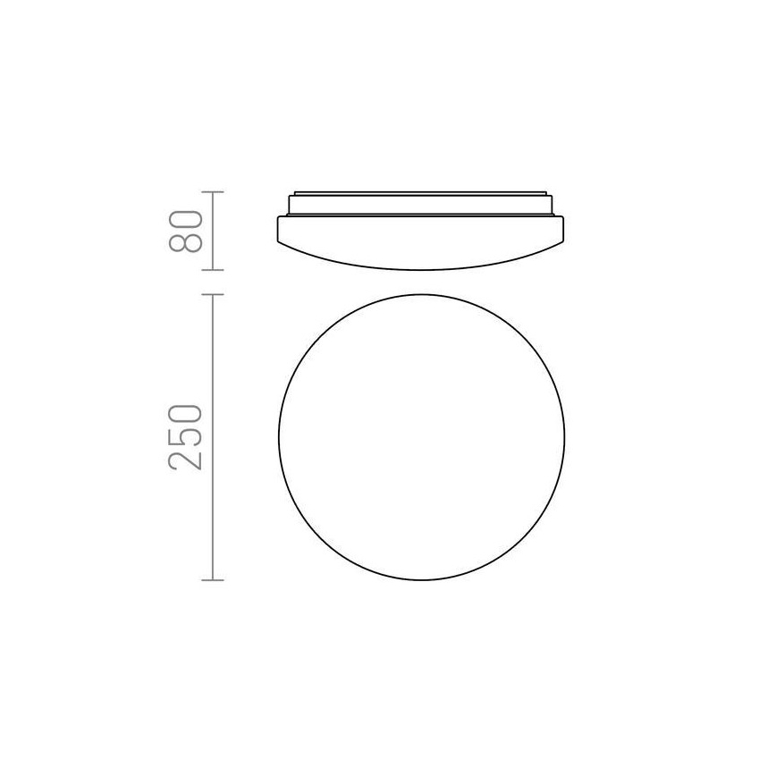 RED - Design Rendl - R12431 - LED Φωτιστικό οροφής SEMPRE LED/10W/230V