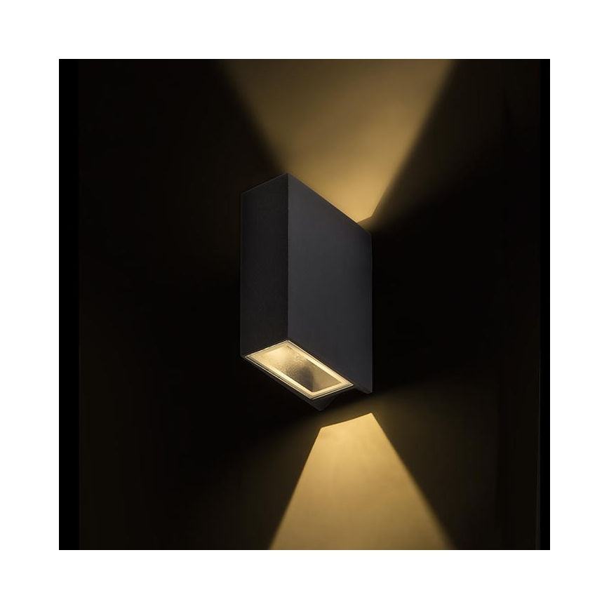 RED - Design Rendl - R12555 - LED Εξωτερικό φωτιστικό τοίχου UKKO 2xLED/3W/230V IP54