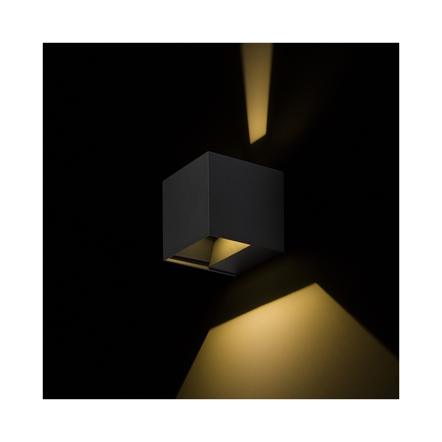 RED - Design Rendl - R12557 - LED Εξωτερικό φωτιστικό τοίχου CARRE 2xLED/3W/230V IP54