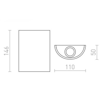 RED - Design Rendl - R12592 - LED Φωτιστικό τοίχου DAFFY LED/6W/230V λευκό