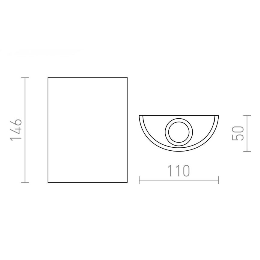 RED - Design Rendl - R12592 - LED Φωτιστικό τοίχου DAFFY LED/6W/230V λευκό