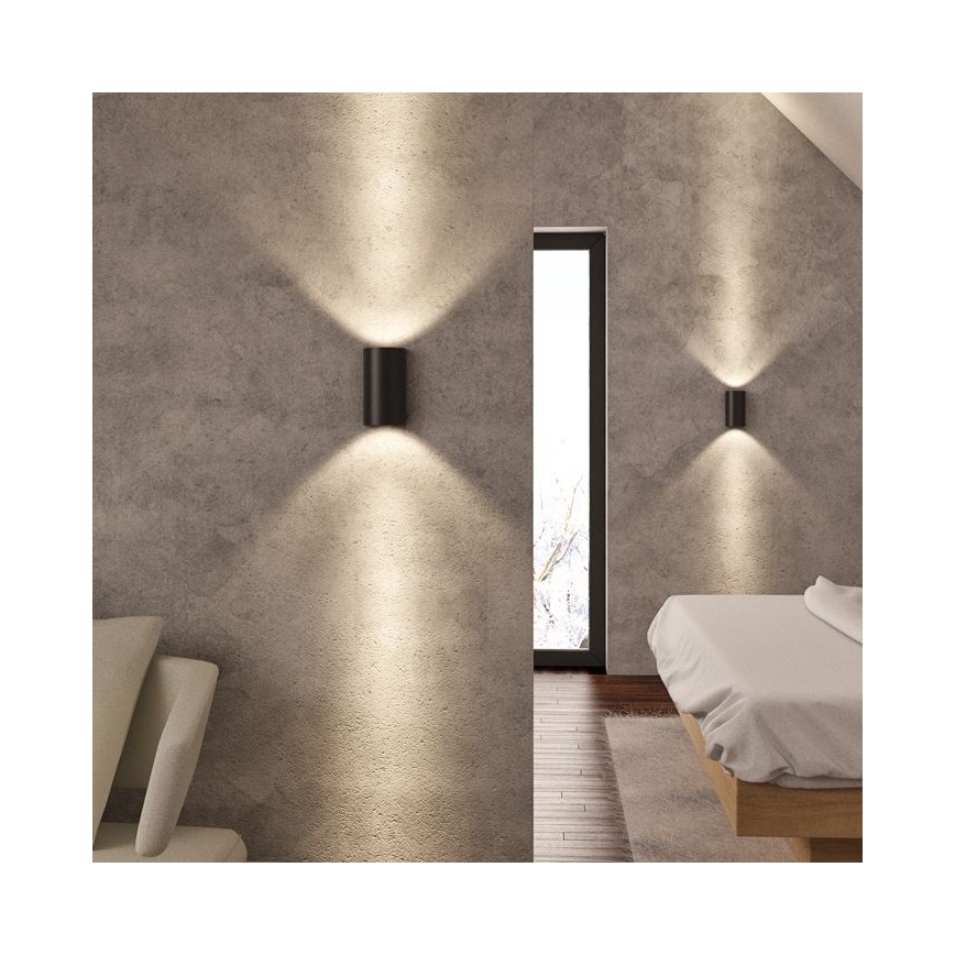 RED - Design Rendl - R12593 - LED Φωτιστικό τοίχου DAFFY LED/6W/230V μαύρο